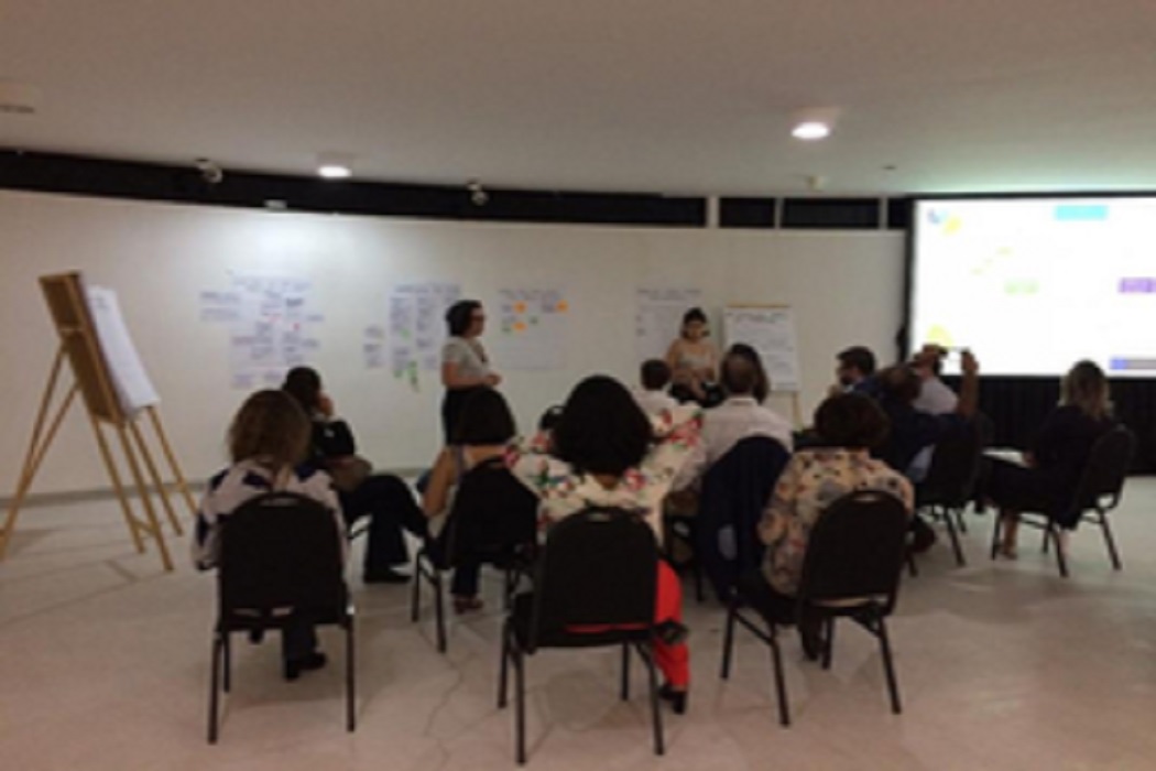 Lançamento da rede para compartilhamento de Soluções Baseadas na Natureza durante un evento de colaboração UE-Brasil