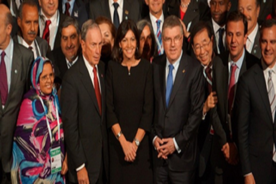Alcalde Park Wonsoon discursa en la Cumbre Climática para Líderes Locales