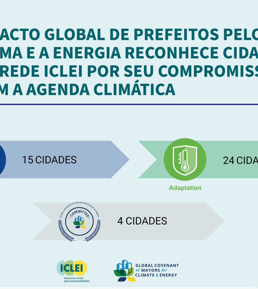 30 cidades da Rede ICLEI recebem reconhecimento pelo enfrentamento à crise climática