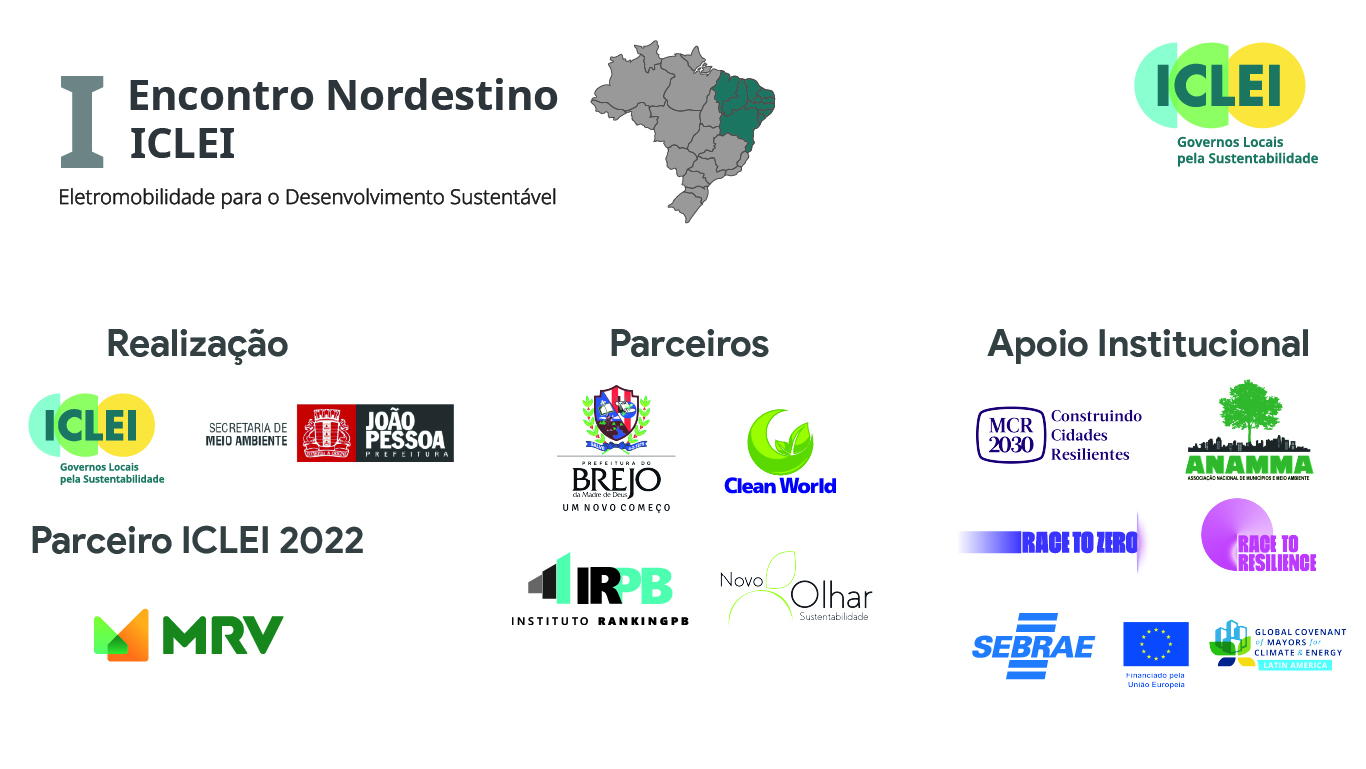 Começa o I Encontro Nordestino do ICLEI com o tema “Eletromobilidade para o Desenvolvimento Sustentável”
