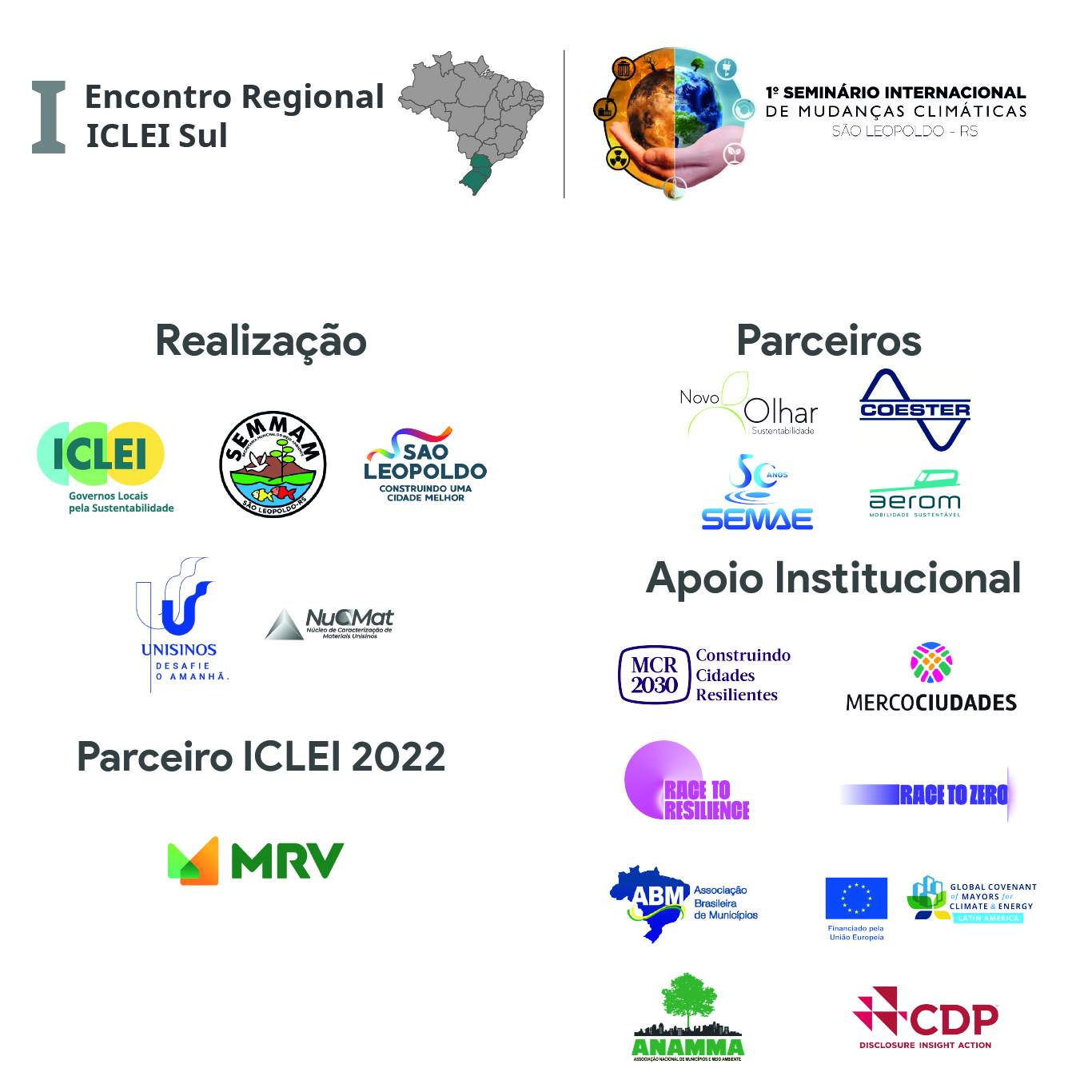 Leonardo Boff é atração principal do I Encontro Regional ICLEI Sul e 1º Seminário Internacional de Mudanças Climáticas de São Leopoldo