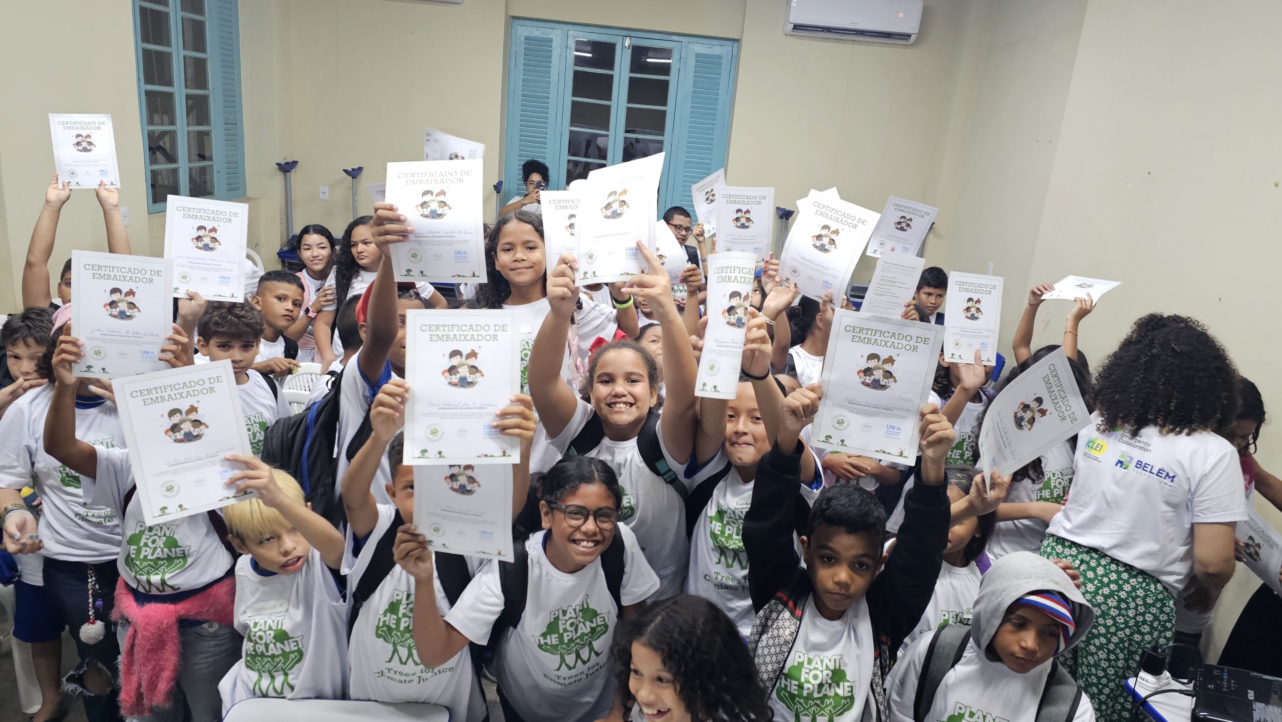 Belém forma novas gerações de Embaixadores da Justiça Climática com as Academias da Plant-for-the-Planet