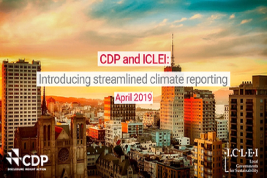 ICLEI e CDP apresentam plataforma única para reporte de ação climática nas cidades