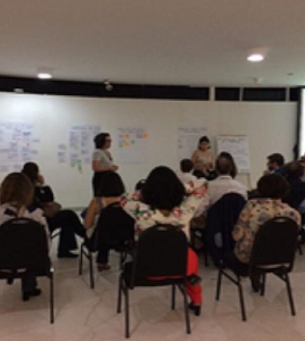 Lançamento da rede para compartilhamento de Soluções Baseadas na Natureza durante un evento de colaboração UE-Brasil