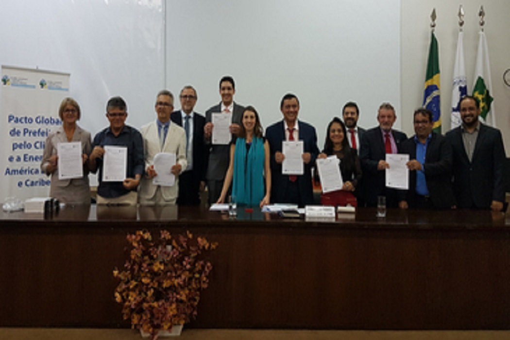 Nove cidades brasileiras aderiram ao Pacto Global de Prefeitos pelo Clima e Energia em Brasília