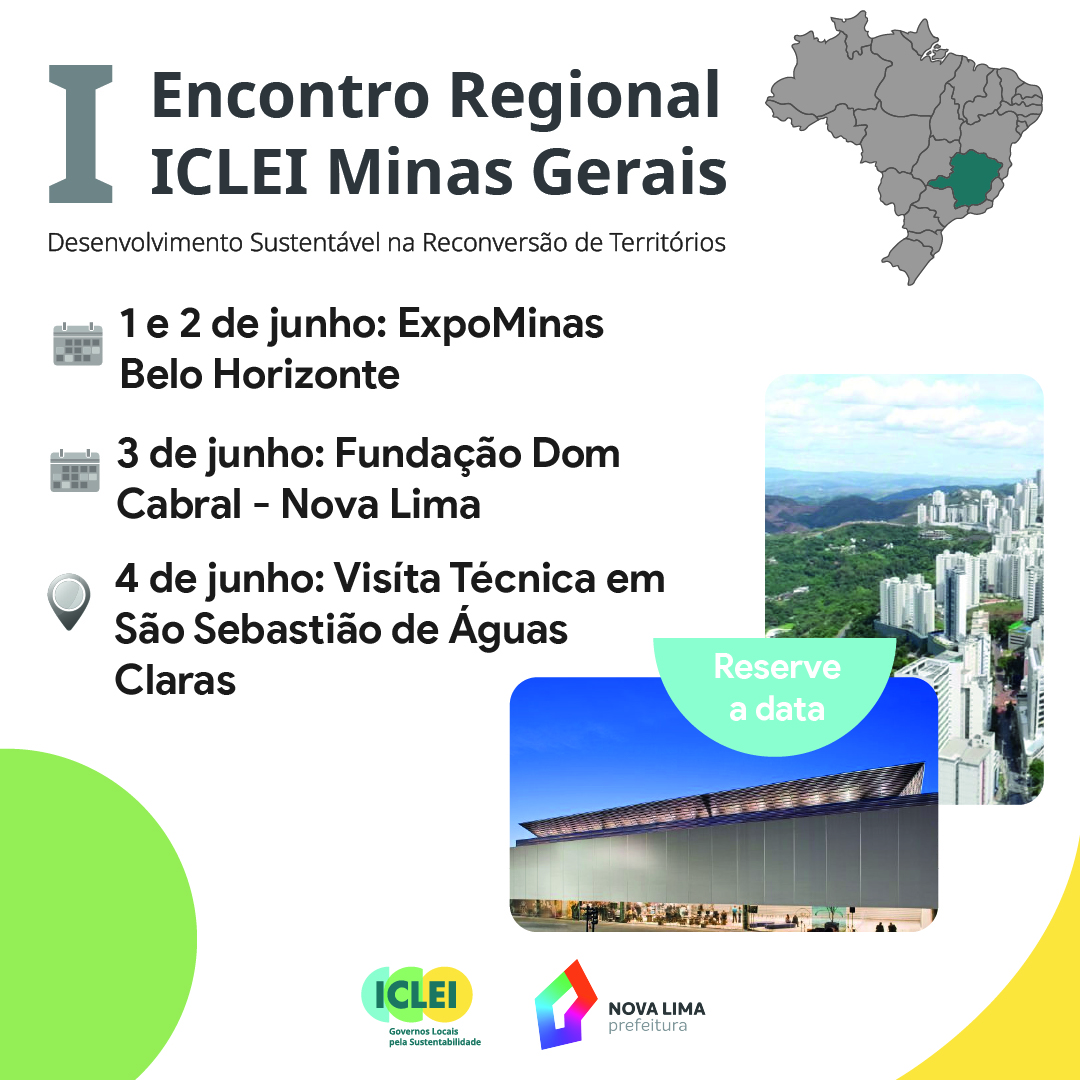 ICLEI América do Sul promove I Encontro Regional de Minas Gerais