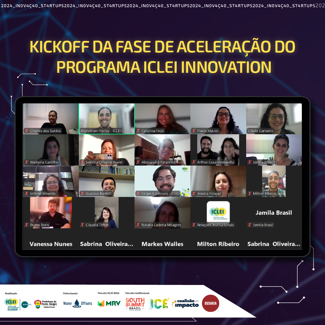 ICLEI Innovation e Prefeitura de Porto Alegre selecionam startups para a III Edição do Programa de Aceleração